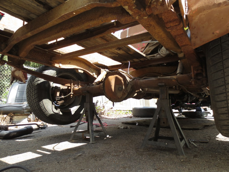 A tidied-up rear end.